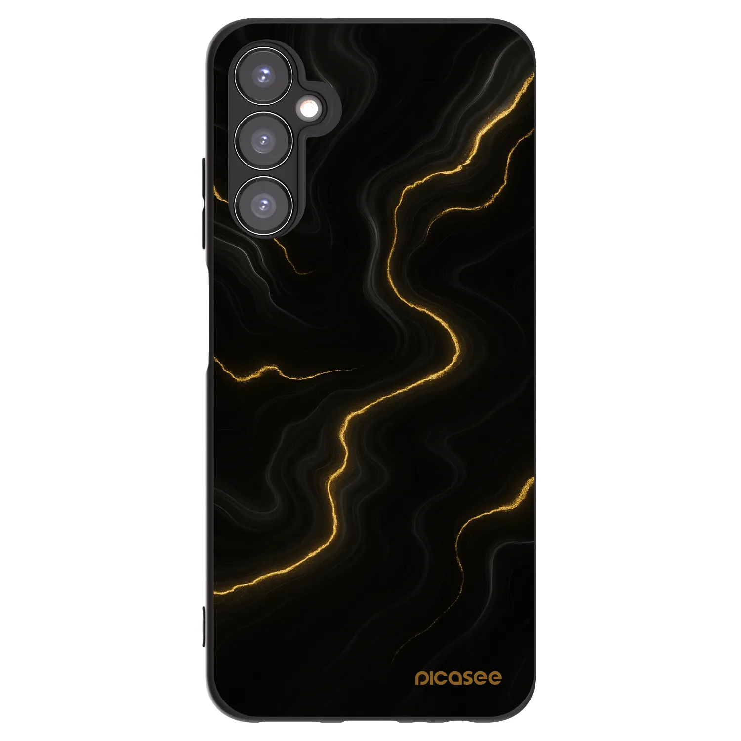 Picasee silikonový černý obal pro Samsung Galaxy A05s A057G - Thunder