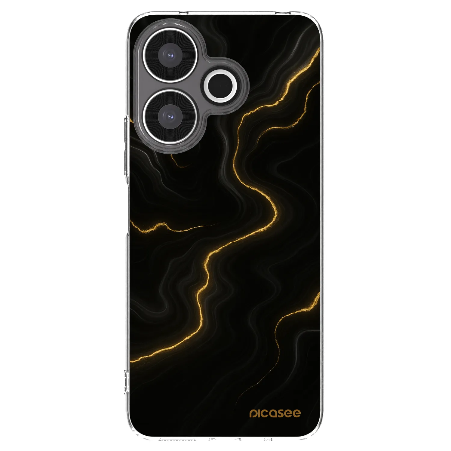 Picasee silikonový průhledný obal pro Xiaomi Redmi 13 4G - Thunder