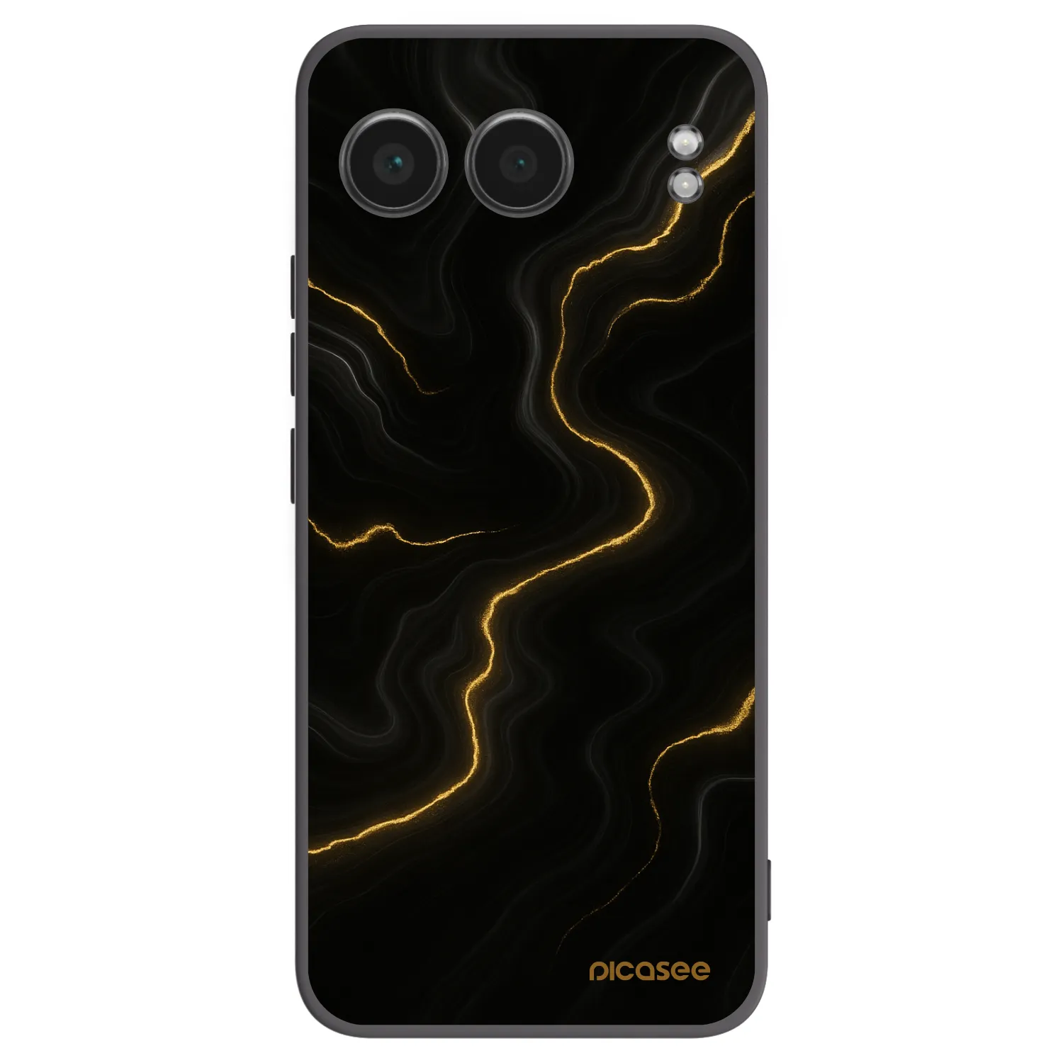 Picasee silikonový černý obal pro OnePlus Nord 4 - Thunder