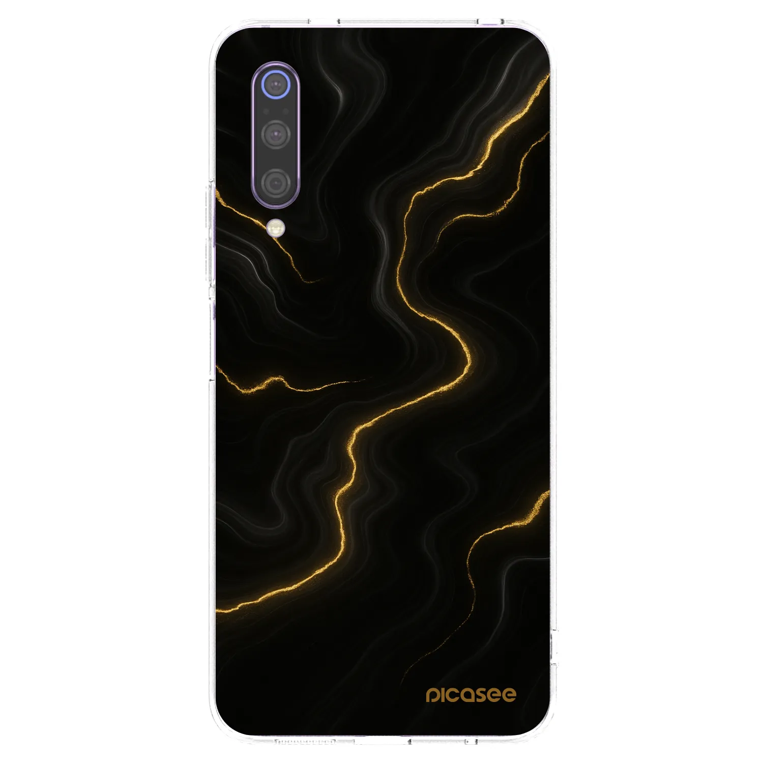 Picasee silikonový průhledný obal pro Xiaomi Mi 9 - Thunder
