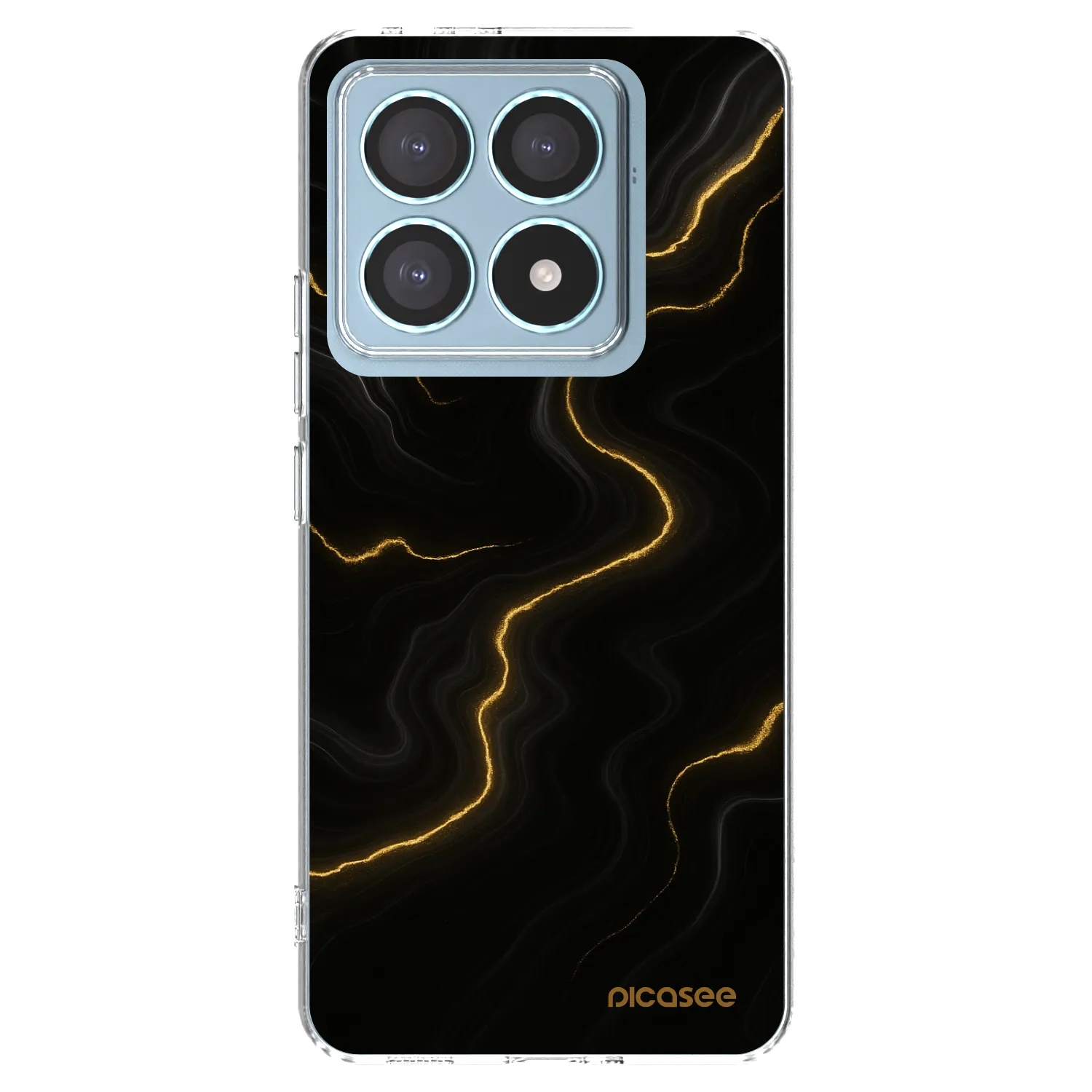 Picasee silikonový průhledný obal pro Xiaomi 14T Pro - Thunder