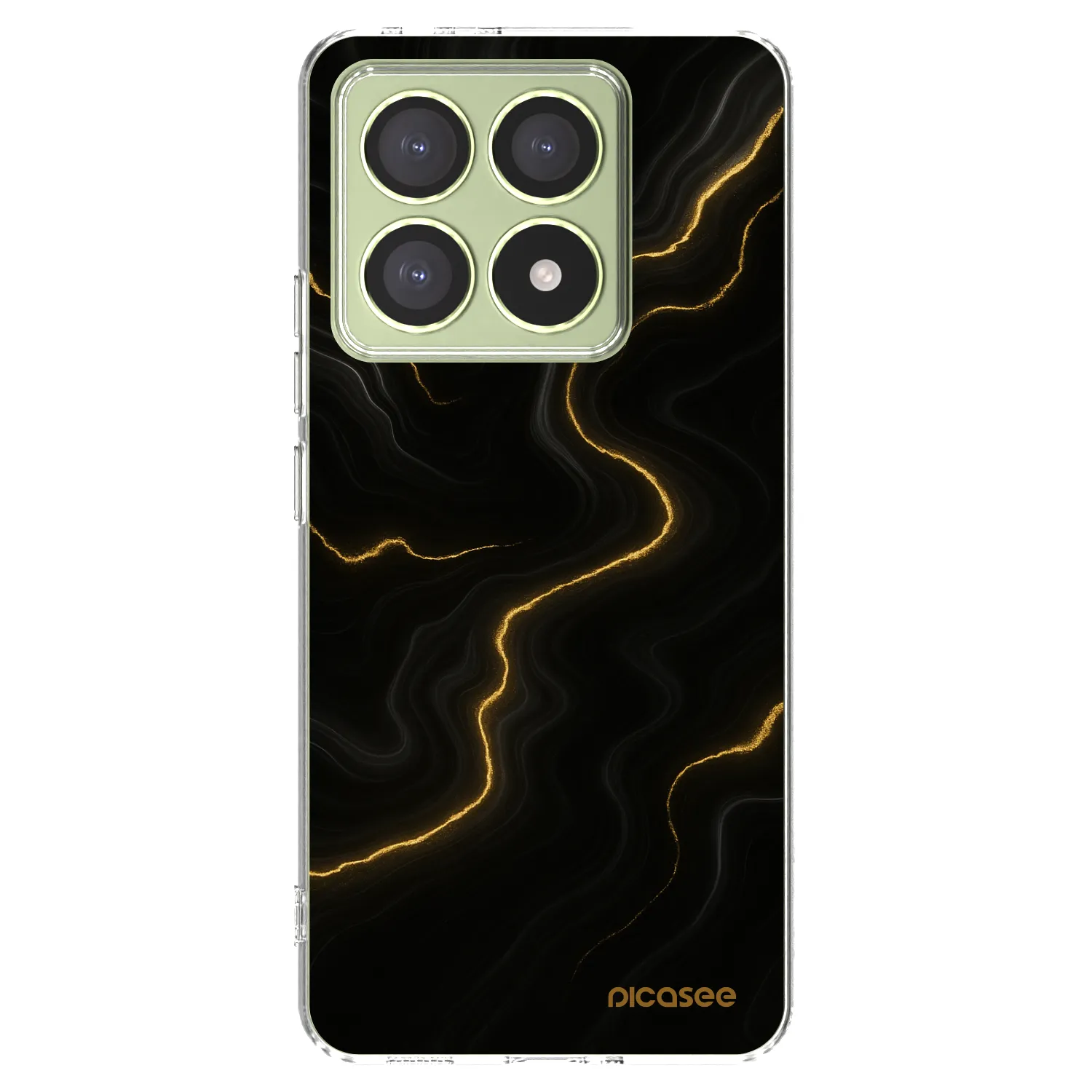 Picasee silikonový průhledný obal pro Xiaomi 14T - Thunder