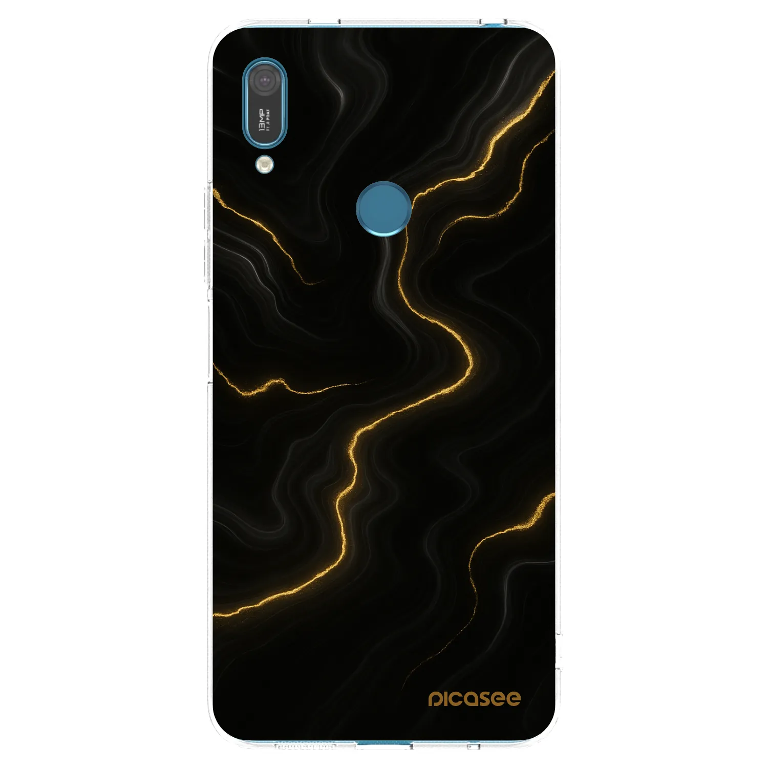 Picasee silikonový průhledný obal pro Huawei Y7 2019 - Thunder