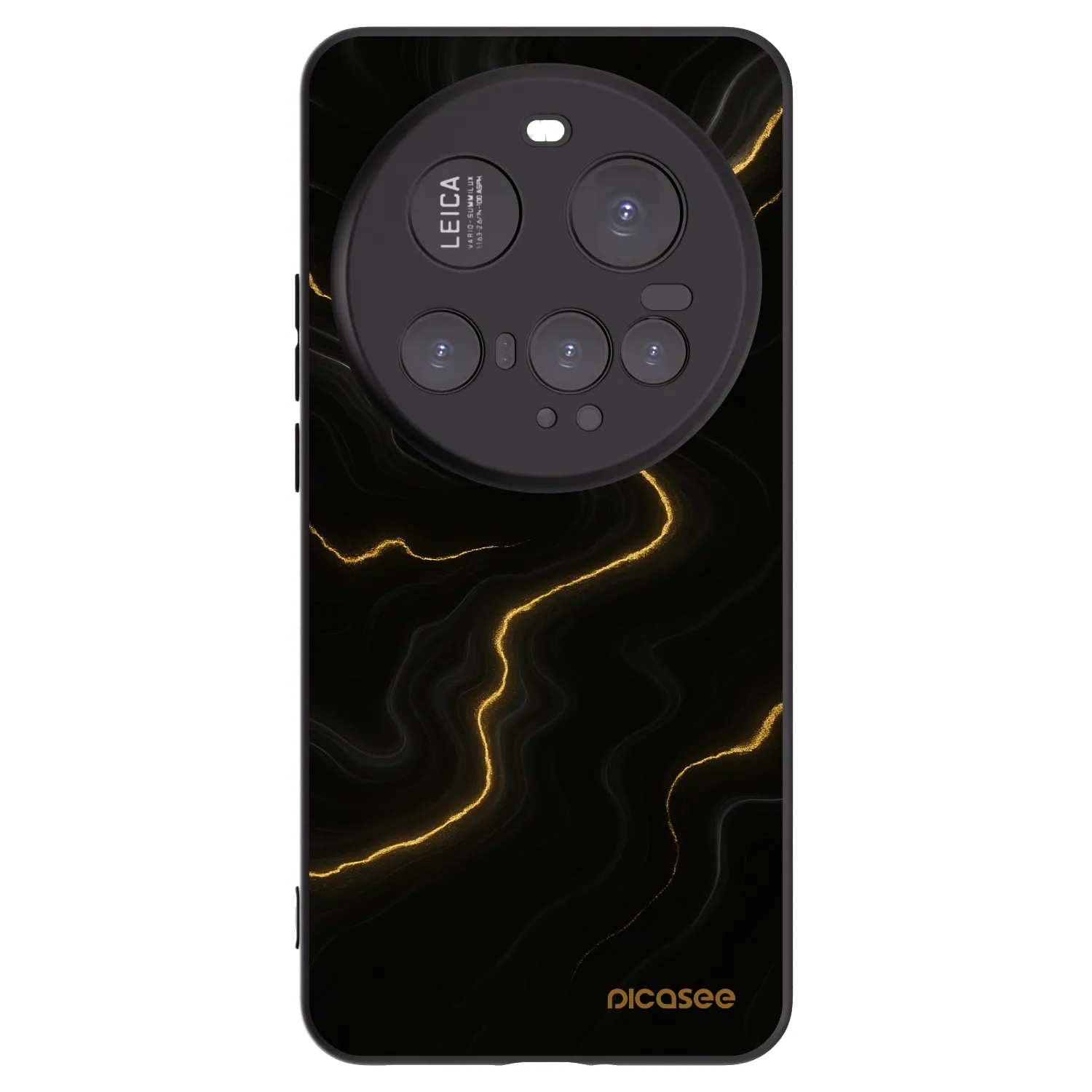 Picasee silikonový černý obal pro Xiaomi 15 Ultra - Thunder