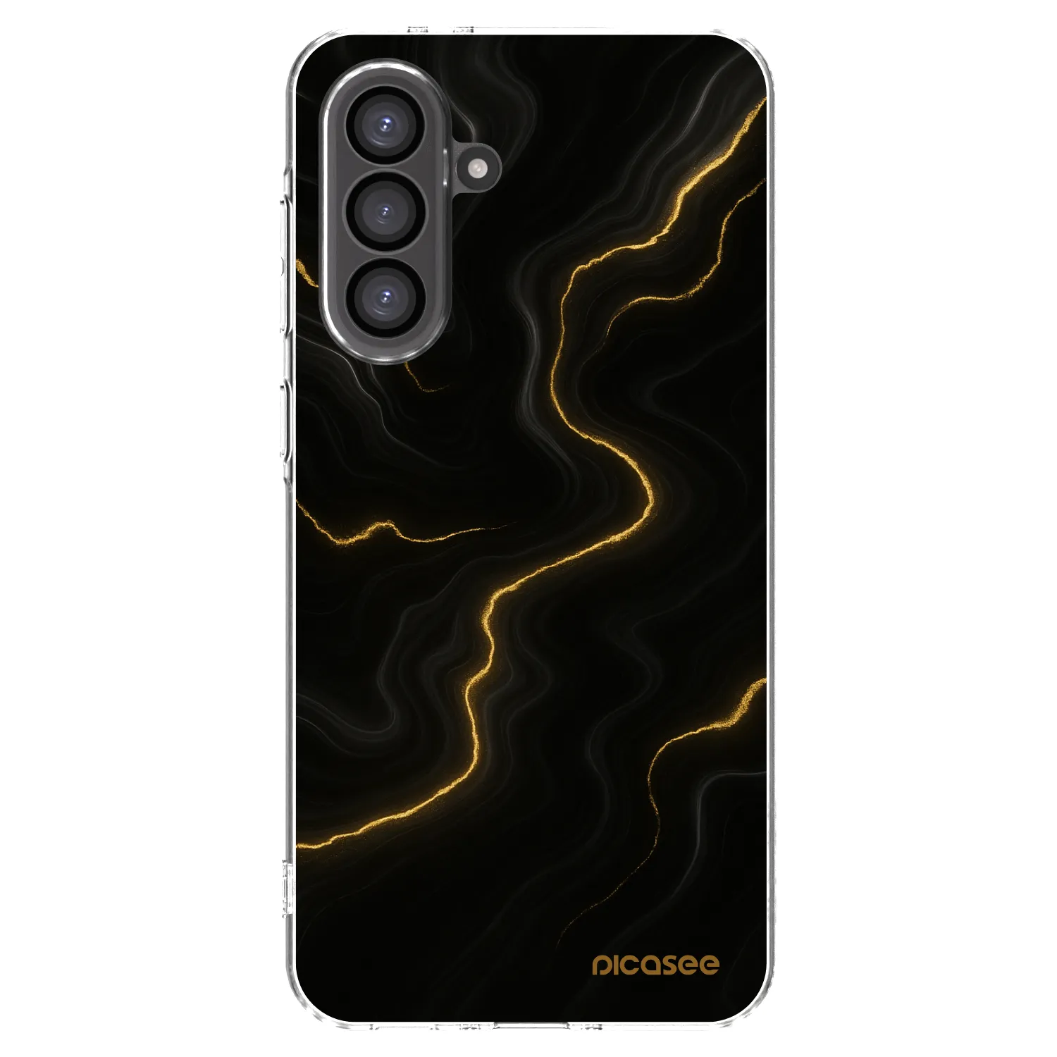 Picasee silikonový průhledný obal pro Samsung Galaxy A36 5G - Thunder