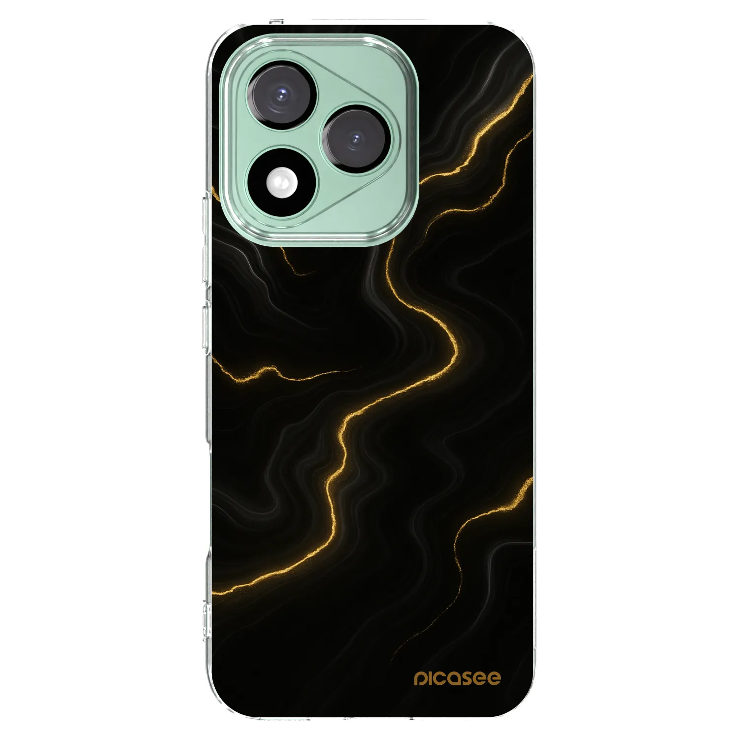Picasee silikonový průhledný obal pro Honor 400 Lite 5G - Thunder