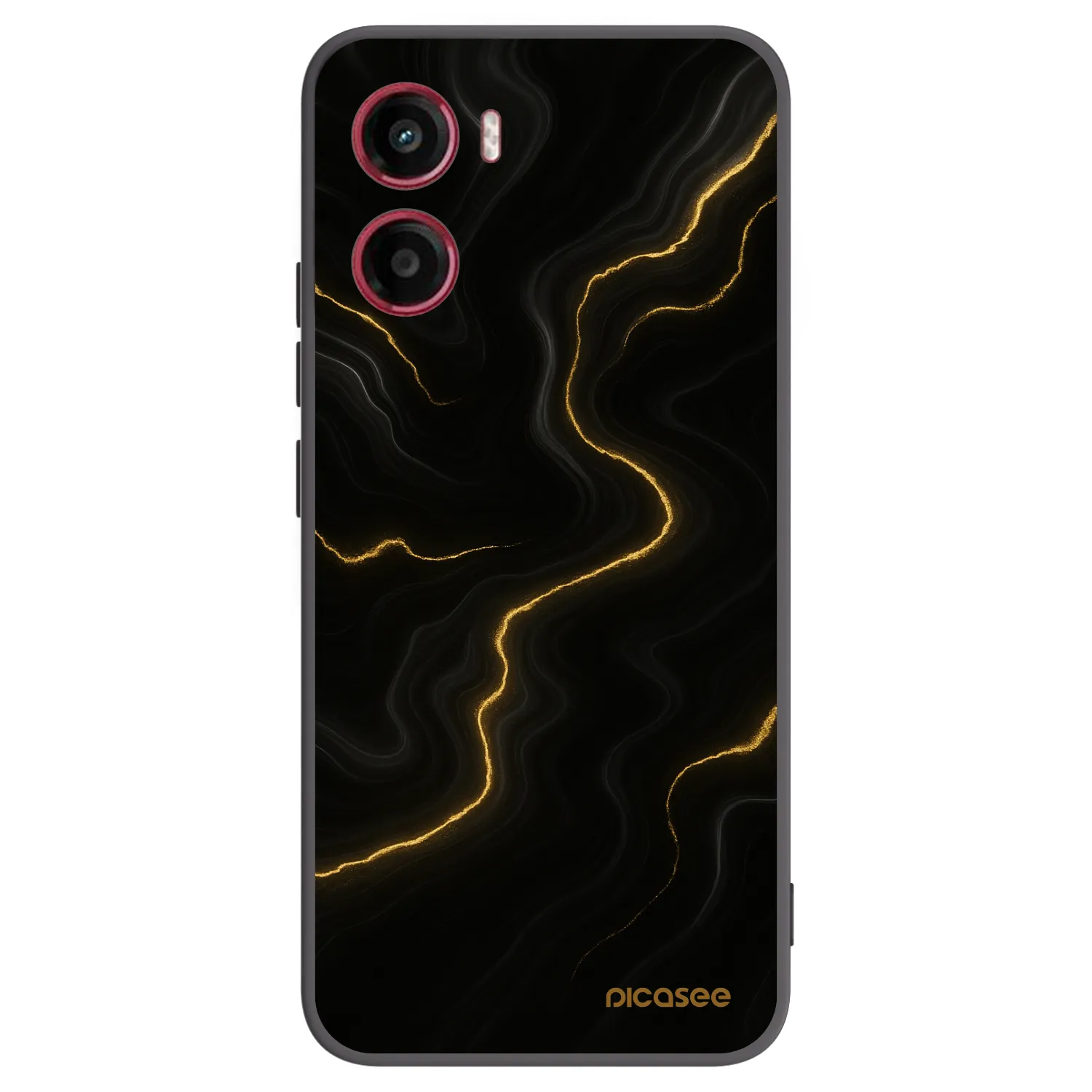 Picasee silikonový černý obal pro Motorola Moto G05 - Thunder