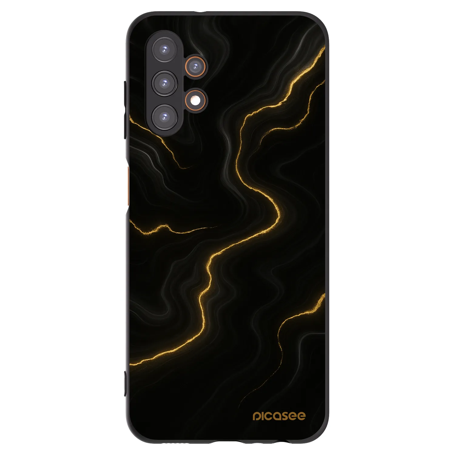 Picasee silikonový černý obal pro Samsung Galaxy A13 5G - Thunder