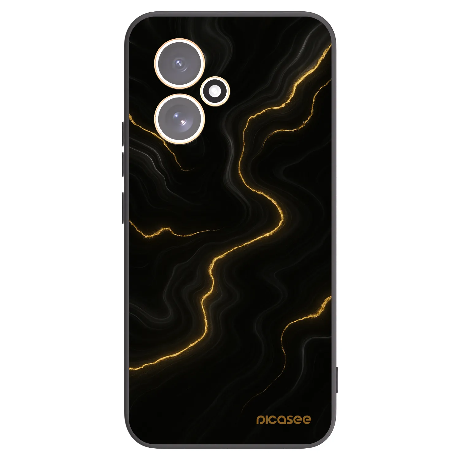 Picasee silikonový černý obal pro Honor 400 5G - Thunder