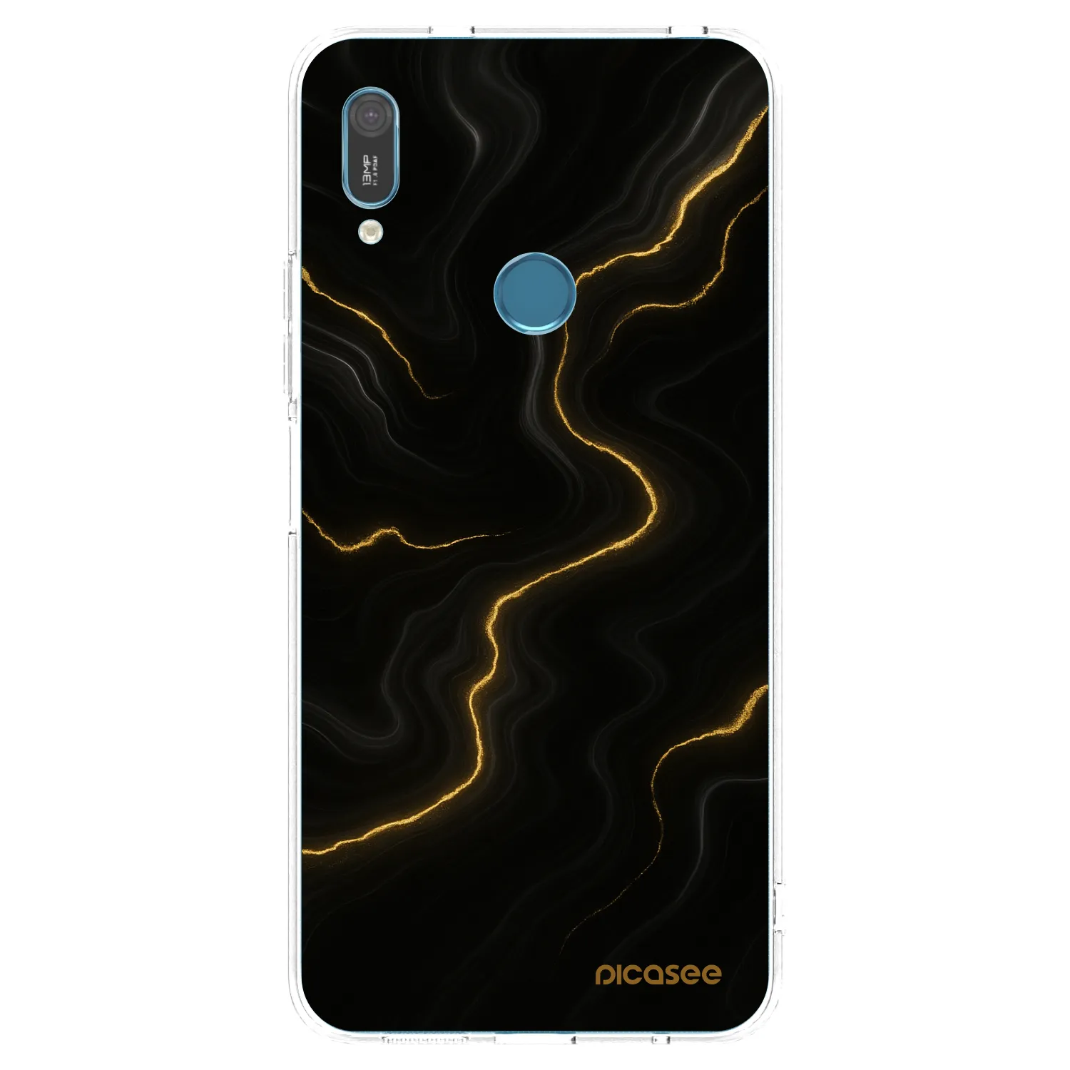 Picasee silikonový průhledný obal pro Huawei Y6 2019 - Thunder