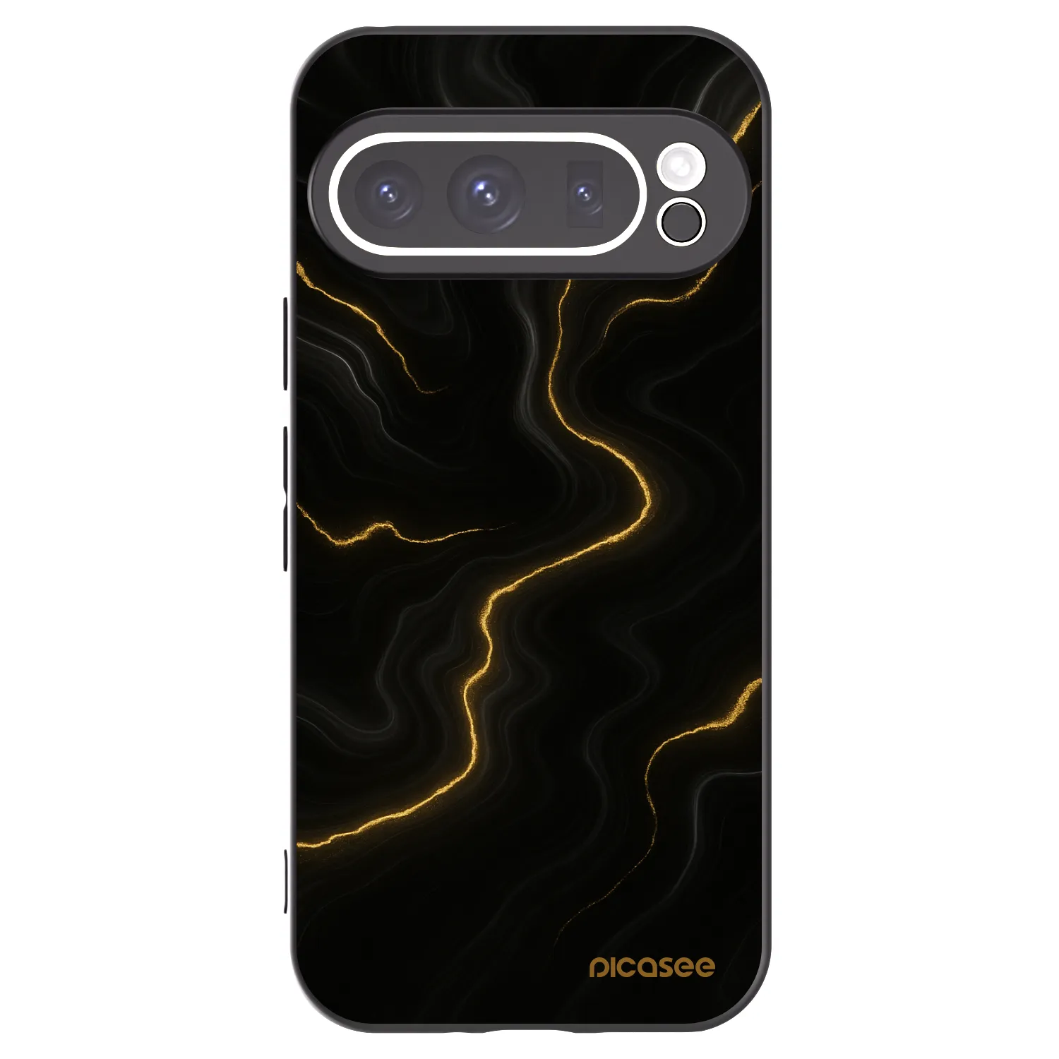 Picasee silikonový černý obal pro Google Pixel 9 Pro XL - Thunder