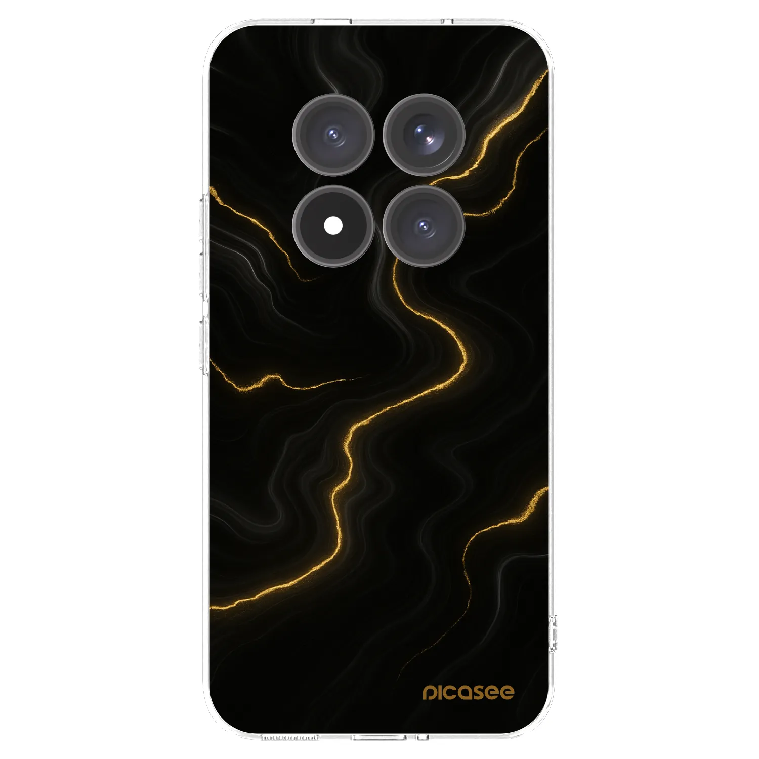 Picasee silikonový průhledný obal pro Xiaomi Redmi Note 15 Pro+ - Thunder
