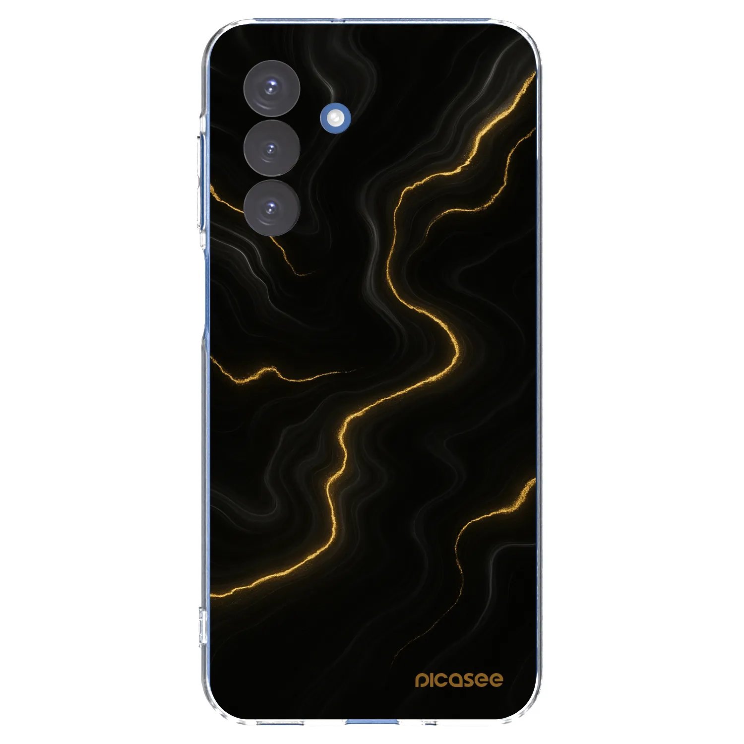 Picasee silikonový průhledný obal pro Samsung Galaxy A17 5G - Thunder