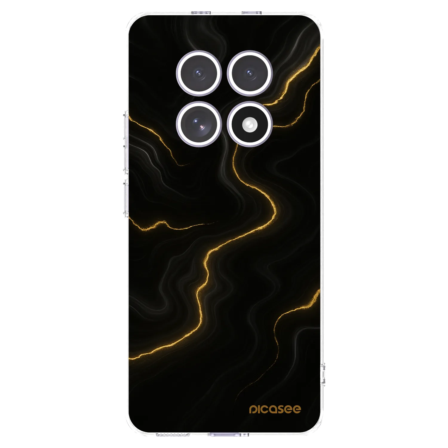 Picasee silikonový průhledný obal pro Xiaomi Redmi Note 15 - Thunder