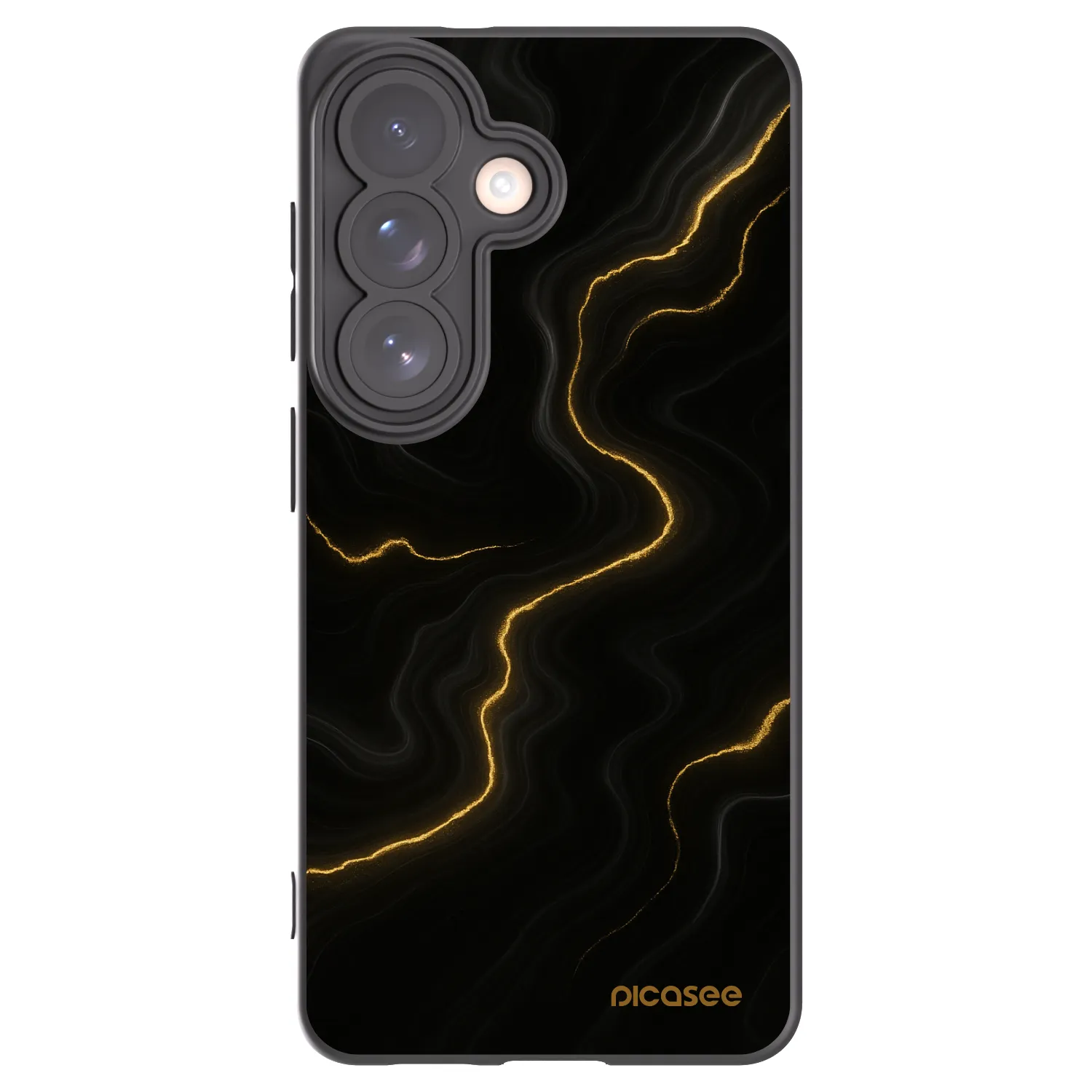 Picasee silikonový černý obal pro Samsung Galaxy S26 - Thunder
