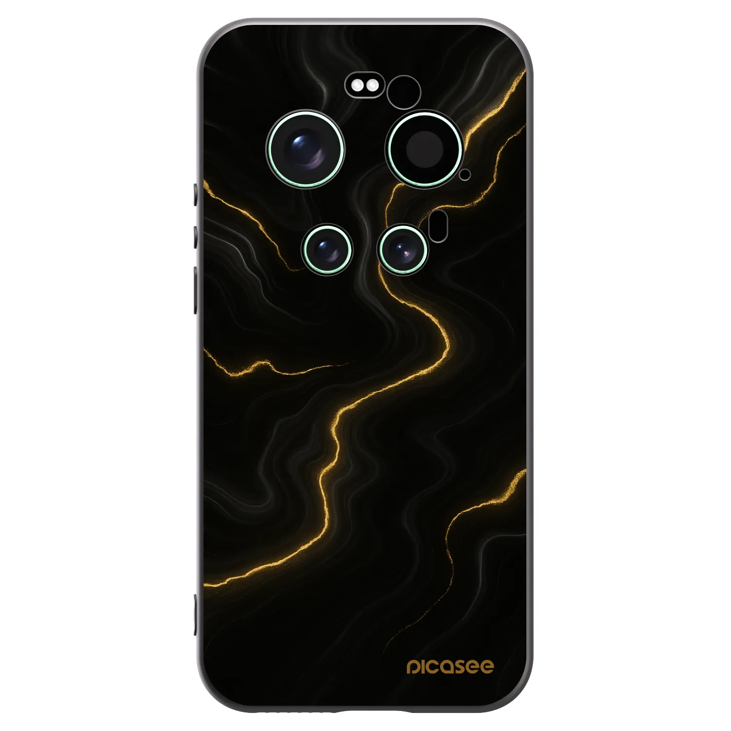 Picasee silikonový černý obal pro Xiaomi 17 Ultra - Thunder