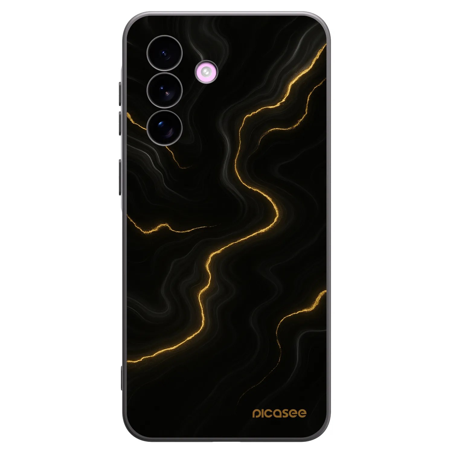 Picasee silikonový černý obal pro Samsung Galaxy A57 5G - Thunder