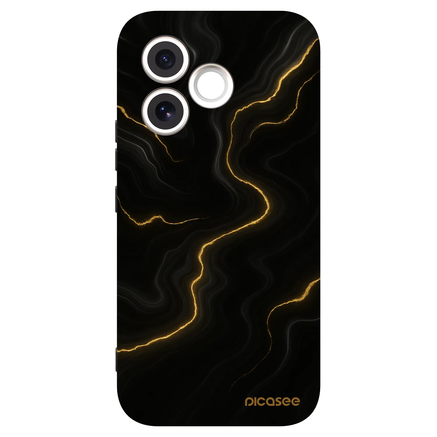 Picasee silikonový černý obal pro Honor 600 Lite - Thunder