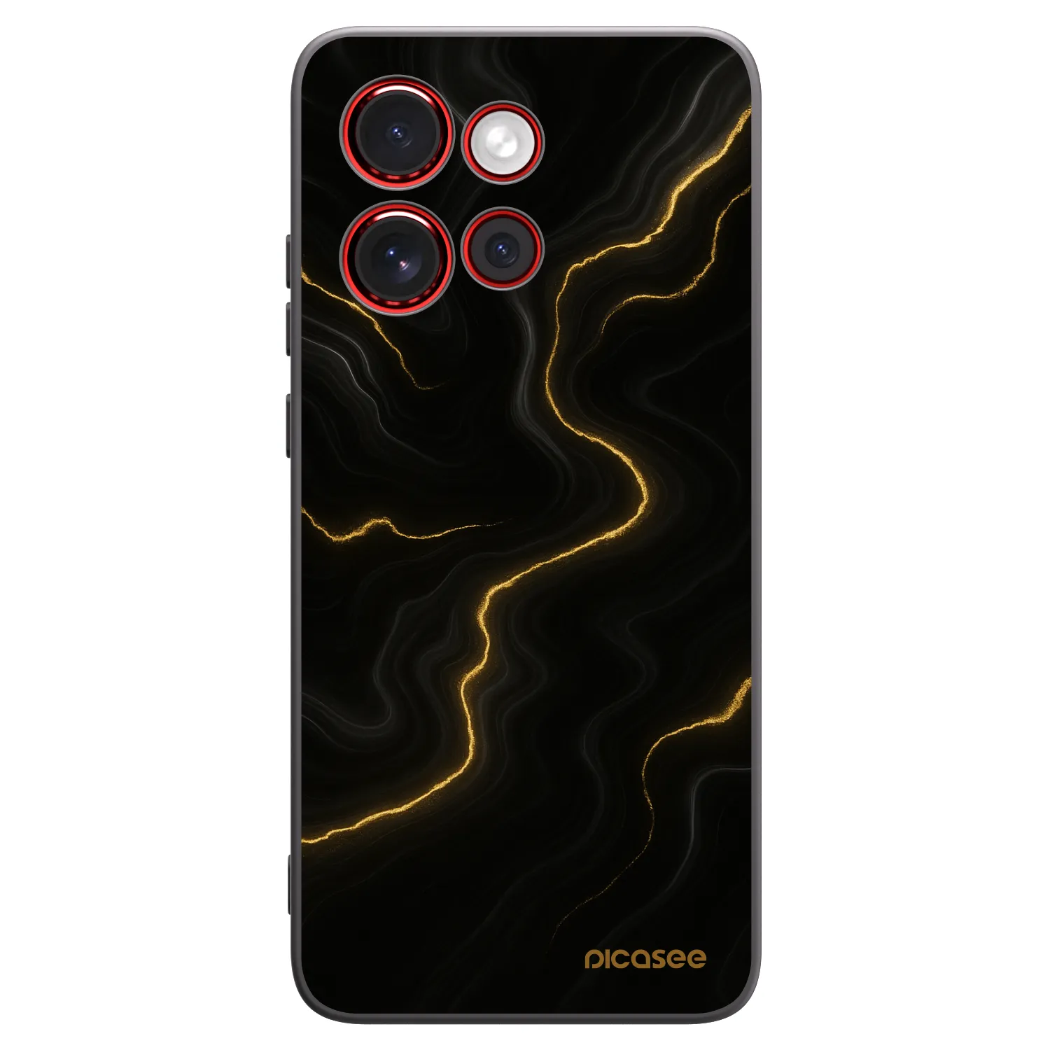 Picasee silikonový černý obal pro Motorola Edge 60 Neo 5G - Thunder
