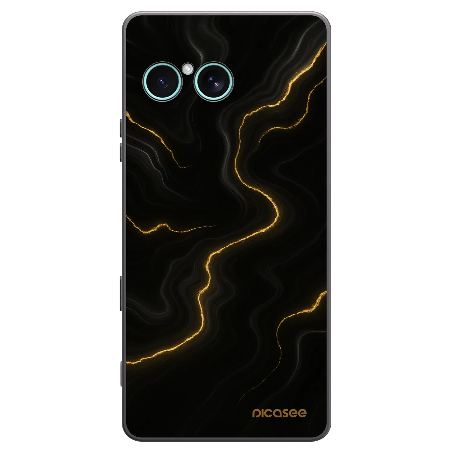 Picasee silikonový černý obal pro Sony Xperia 10 VII - Thunder
