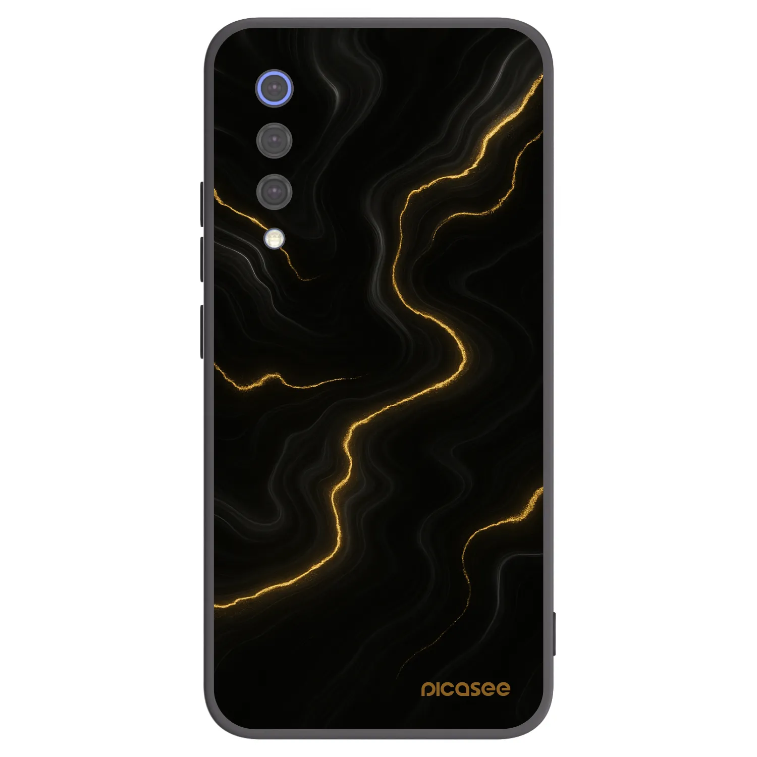 Picasee silikonový černý obal pro Xiaomi Mi 9 SE - Thunder