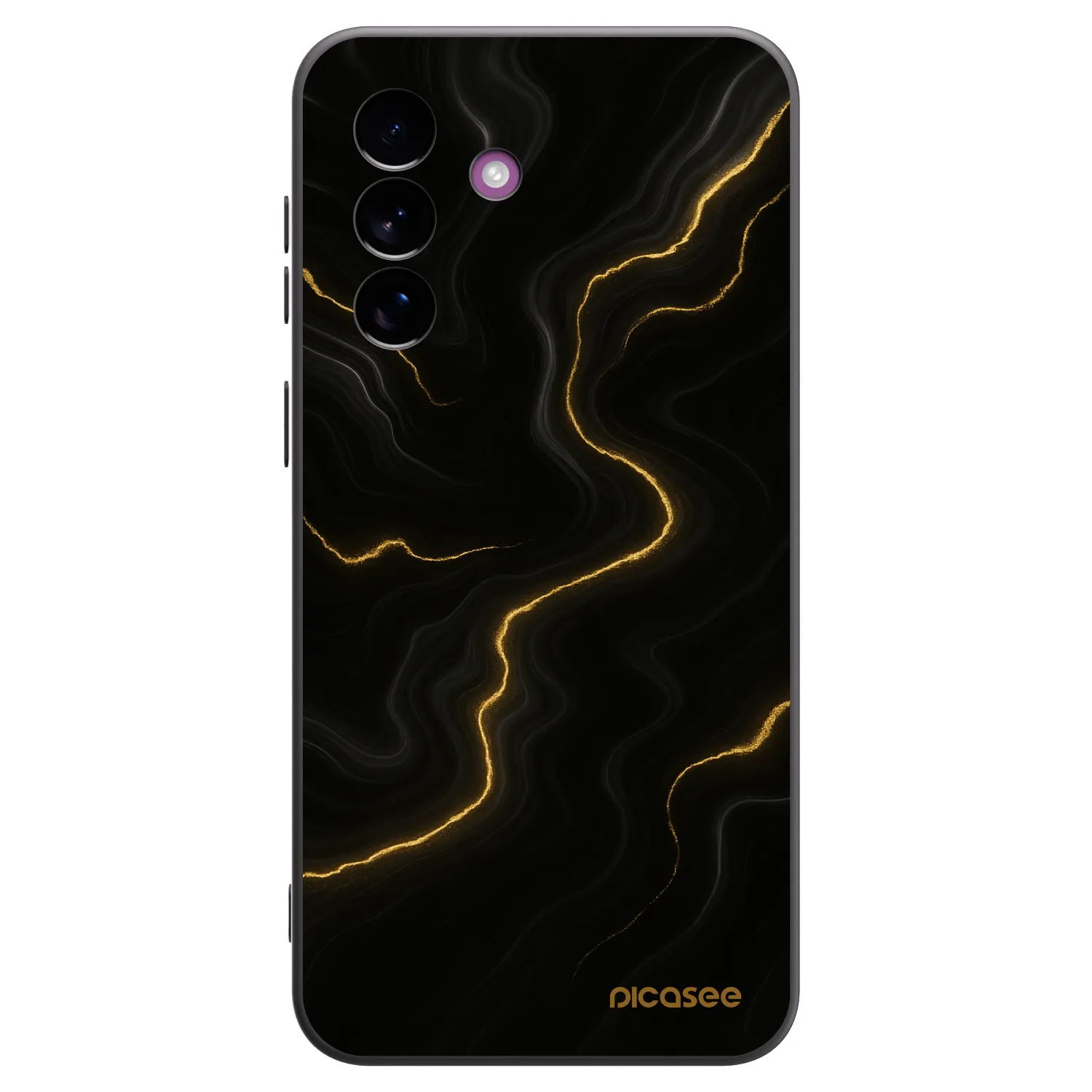 Picasee silikonový černý obal pro Samsung Galaxy A37 - Thunder