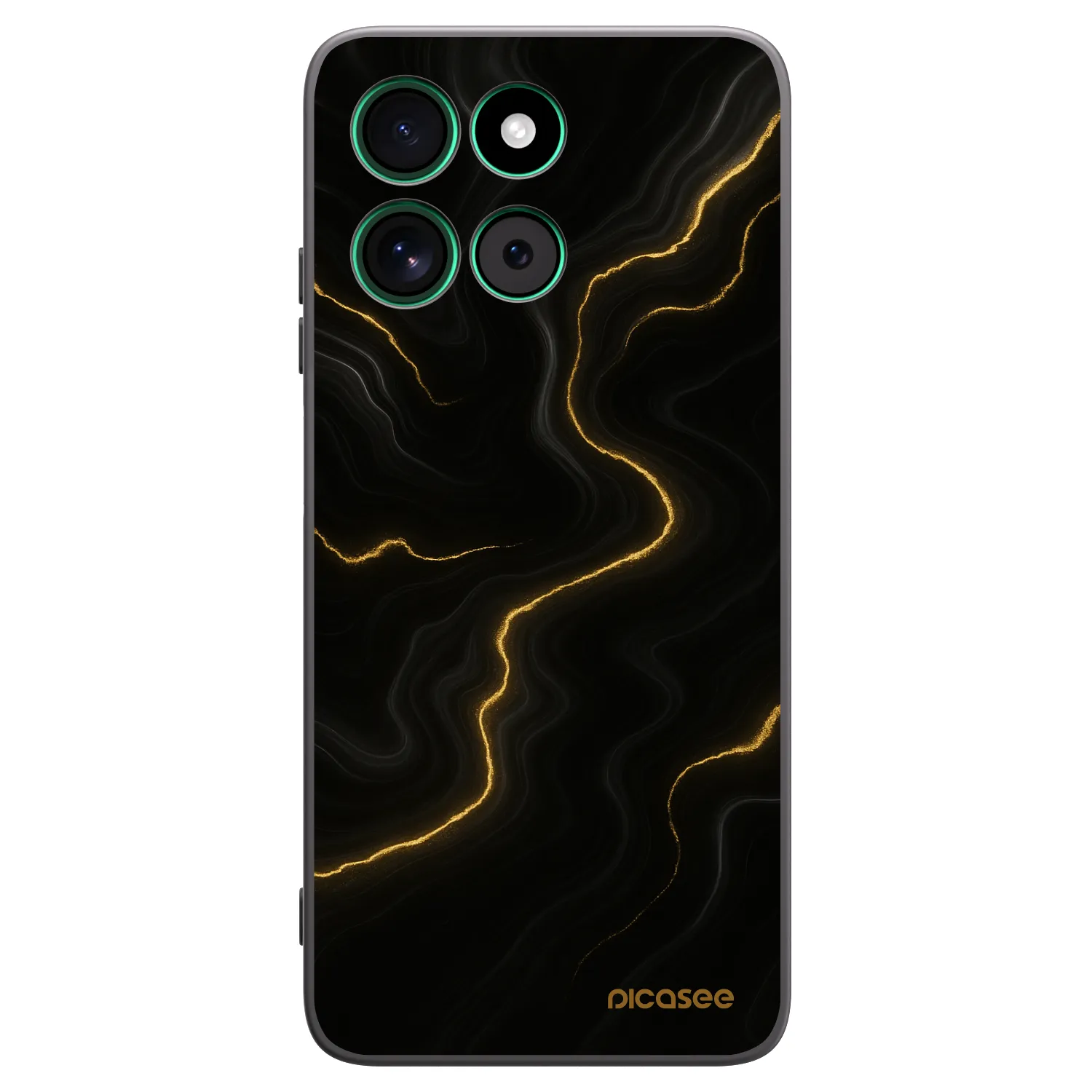 Picasee silikonový černý obal pro Motorola Moto G57 Power - Thunder