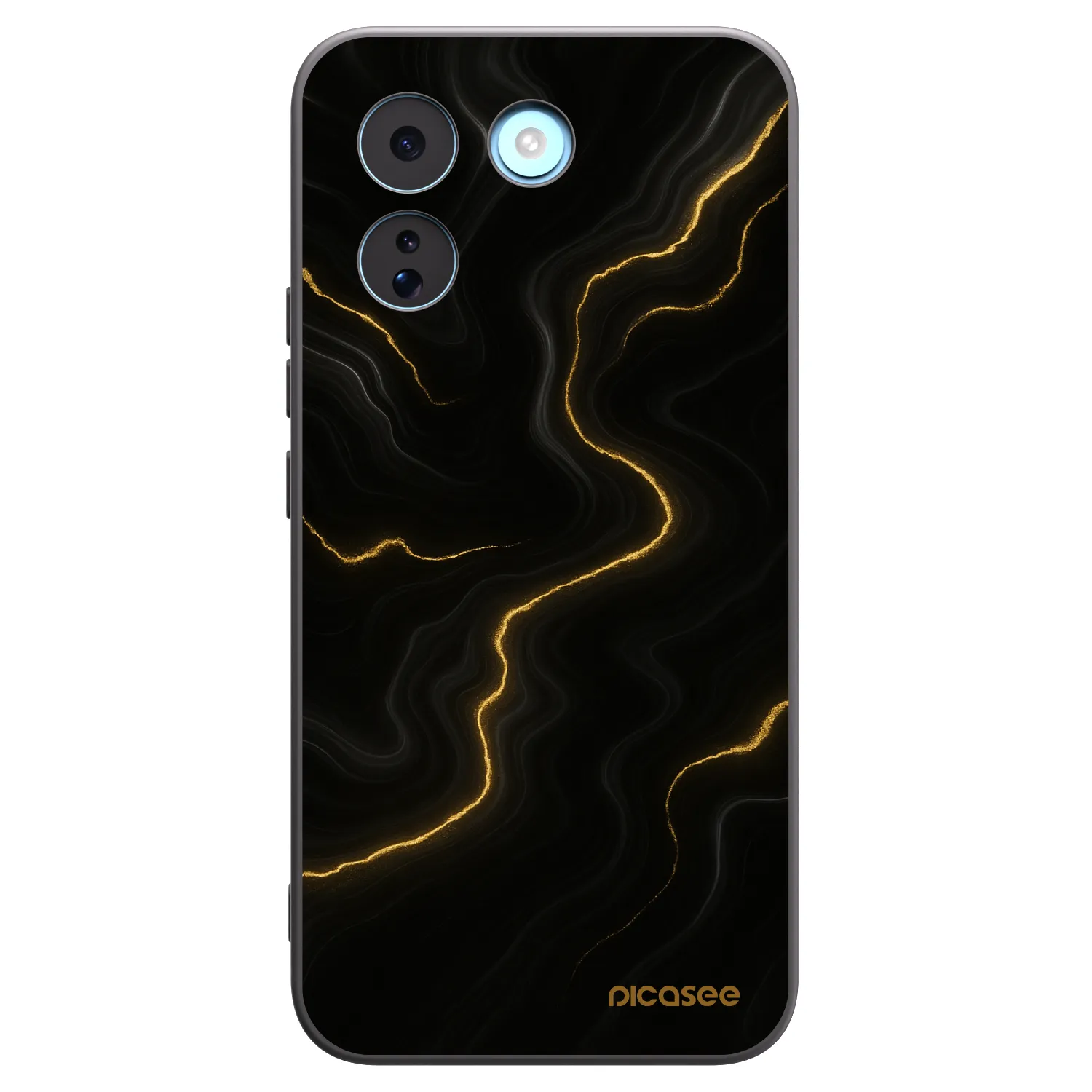Picasee silikonový černý obal pro Xiaomi Redmi Note 17 Pro MAX 5G - Thunder
