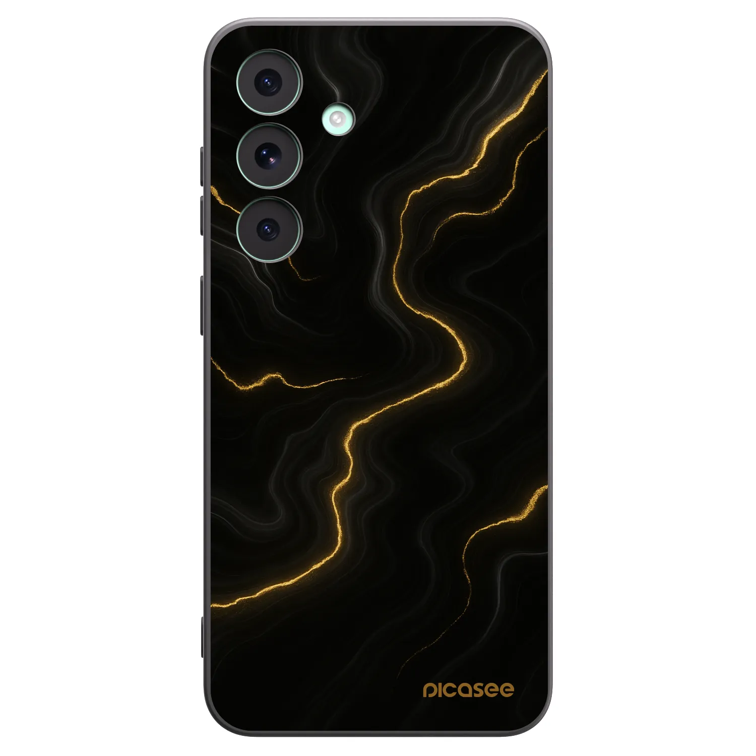 Picasee silikonový černý obal pro Samsung Galaxy S26 FE - Thunder