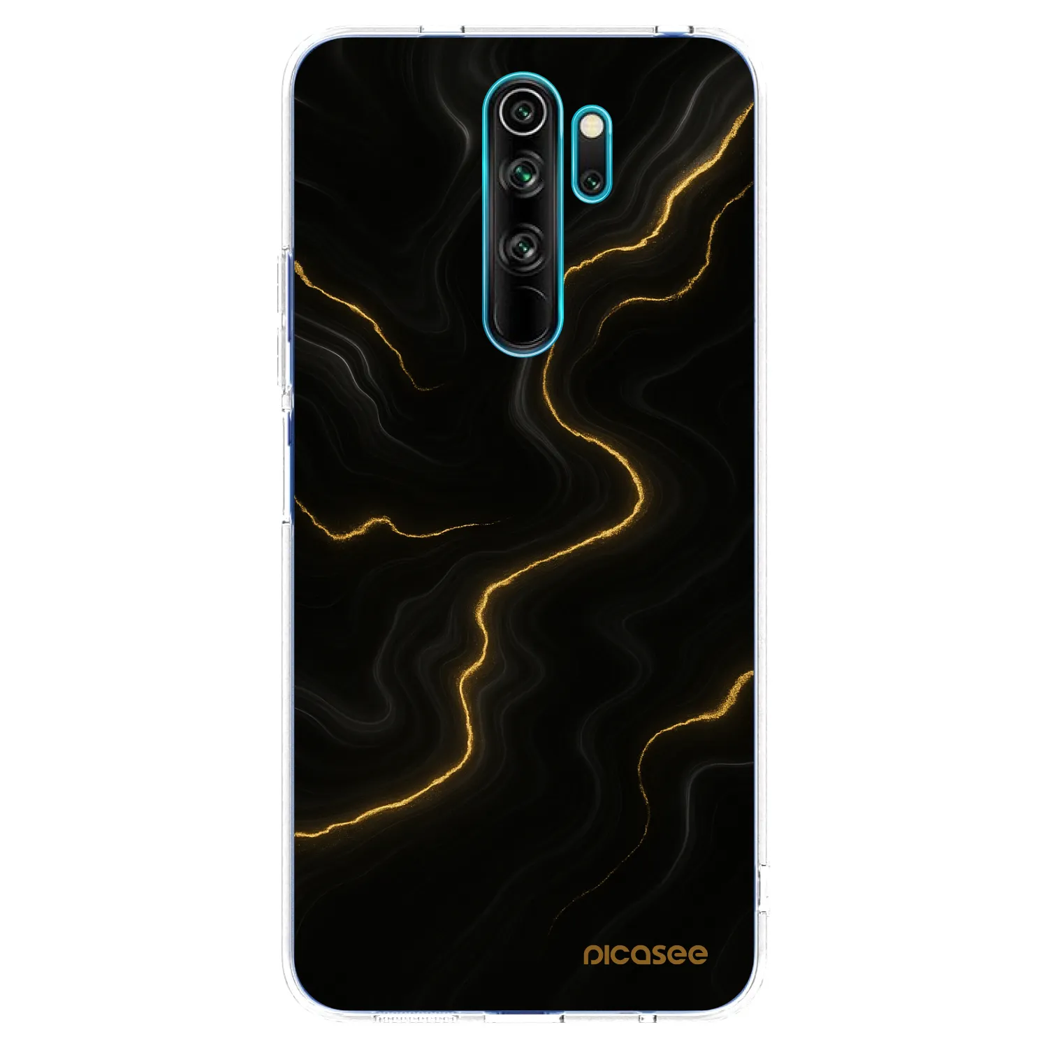 Picasee silikonový průhledný obal pro Xiaomi Redmi Note 8 Pro - Thunder