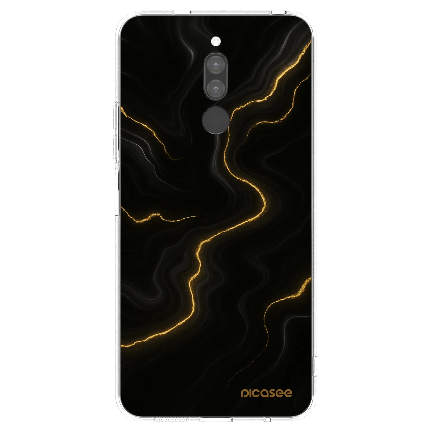 Picasee silikonový průhledný obal pro Xiaomi Redmi 8 - Thunder