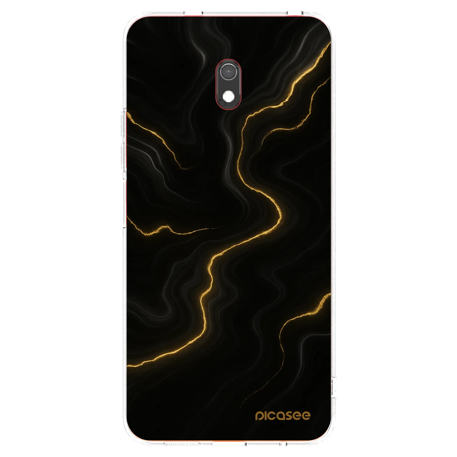 Picasee silikonový průhledný obal pro Xiaomi Redmi 8A - Thunder