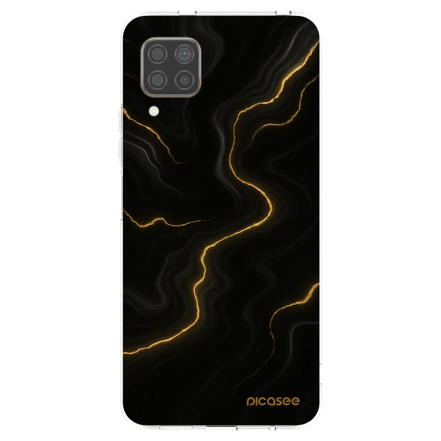 Picasee silikonový průhledný obal pro Huawei P40 Lite - Thunder