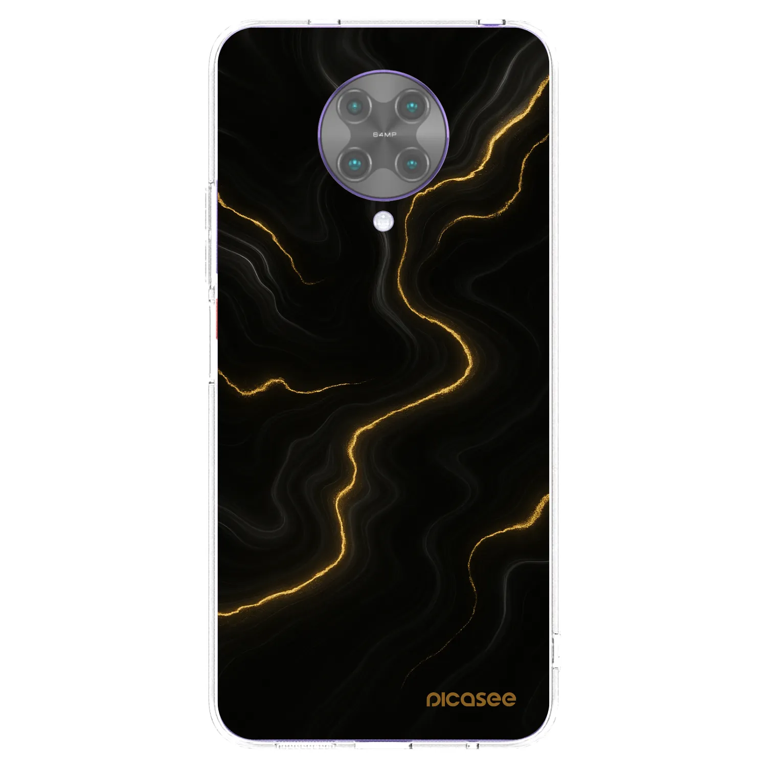 Picasee silikonový průhledný obal pro Xiaomi Poco F2 Pro - Thunder