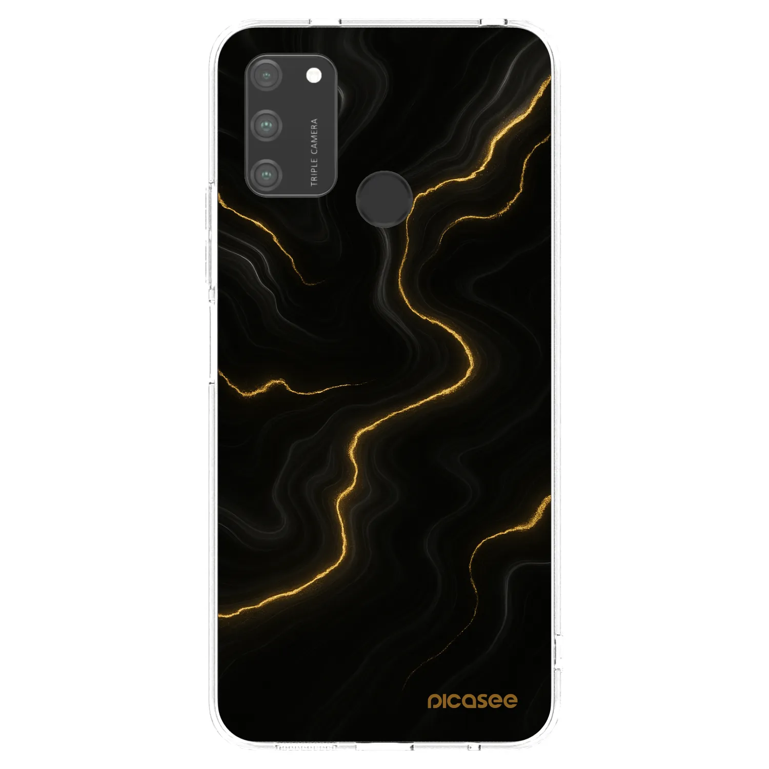Picasee silikonový průhledný obal pro Honor 9A - Thunder