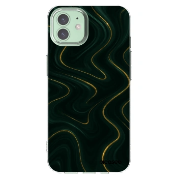 Picasee silikonový průhledný obal pro Apple iPhone 12 - Vawes