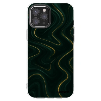 Picasee silikonový průhledný obal pro Apple iPhone 12 Pro Max - Vawes