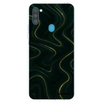 Picasee silikonový průhledný obal pro Samsung Galaxy M11 - Vawes