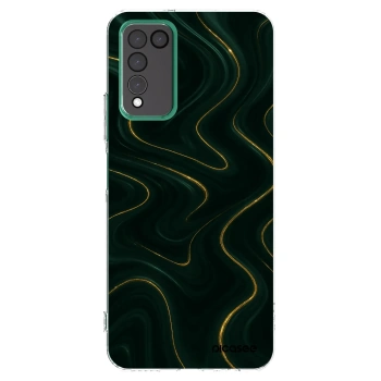 Picasee silikonový průhledný obal pro Honor 10X Lite - Vawes