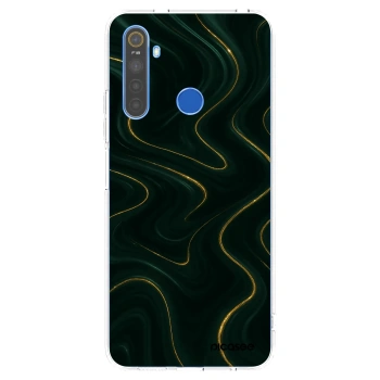Picasee silikonový průhledný obal pro Realme 5 - Vawes