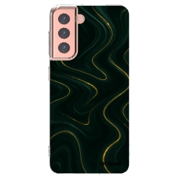 Picasee silikonový průhledný obal pro Samsung Galaxy S21 5G G991B - Vawes