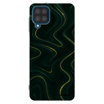 Picasee silikonový průhledný obal pro Samsung Galaxy A12 A125F - Vawes