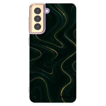Picasee silikonový průhledný obal pro Samsung Galaxy S21+ 5G G996F - Vawes