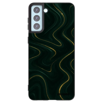 Picasee silikonový černý obal pro Samsung Galaxy S21+ 5G G996F - Vawes