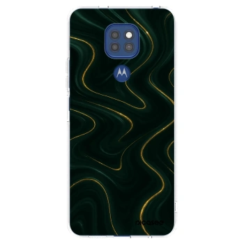 Picasee silikonový průhledný obal pro Motorola Moto G9 Play - Vawes