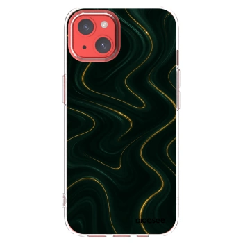 Picasee silikonový průhledný obal pro Apple iPhone 13 - Vawes