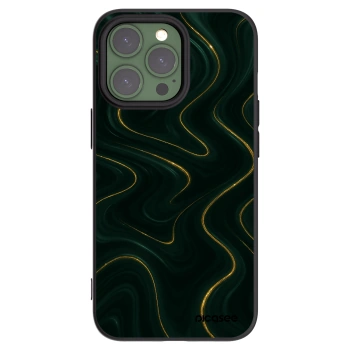 Picasee silikonový černý obal pro Apple iPhone 13 Pro - Vawes