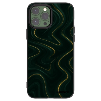 Picasee silikonový černý obal pro Apple iPhone 13 Pro Max - Vawes