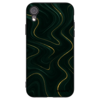 Picasee silikonový černý obal pro Apple iPhone XR - Vawes