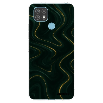 Picasee silikonový průhledný obal pro Realme C21 - Vawes